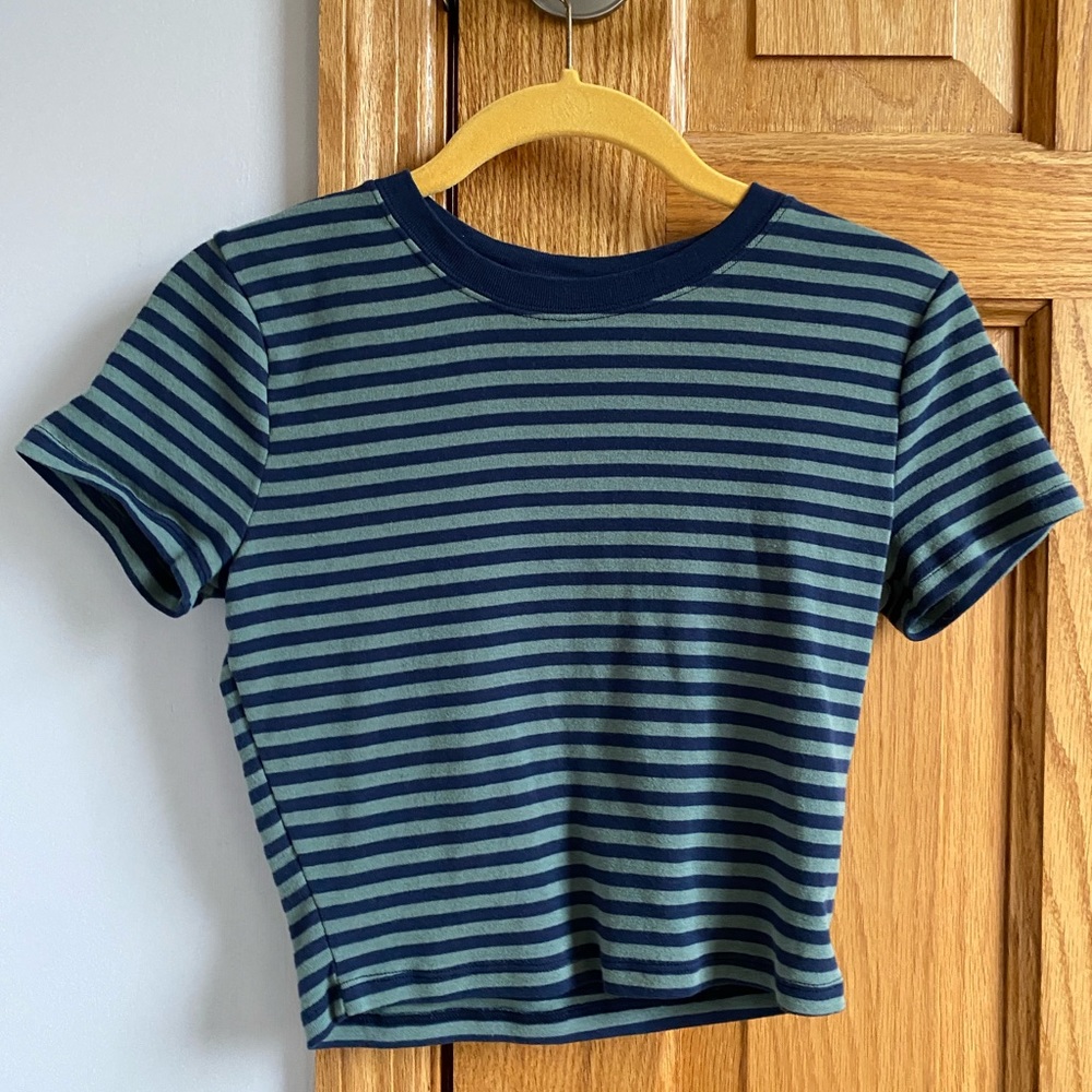 Hollister Striped Crop Top